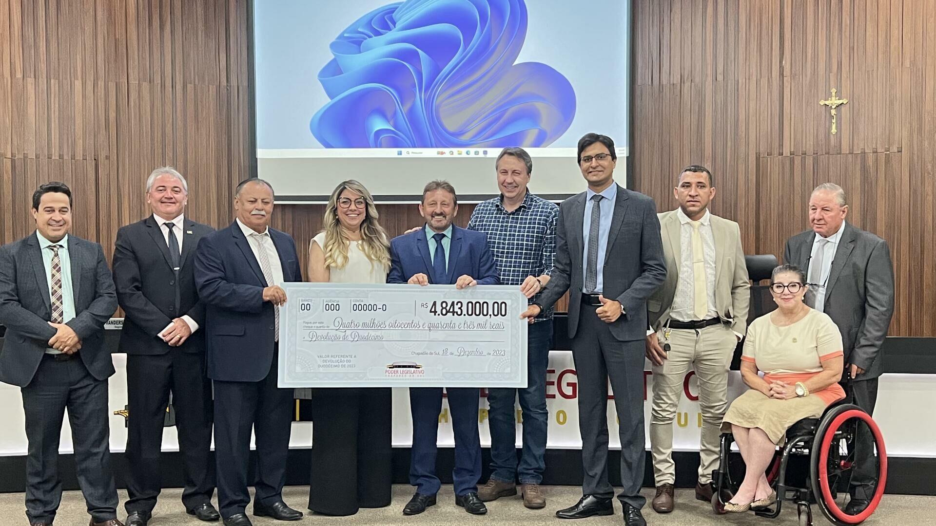 Imagem de compartilhamento para o artigo Câmara de Chapadão do Sul devolve quase R$ 5 milhões para a prefeitura da MS Todo dia